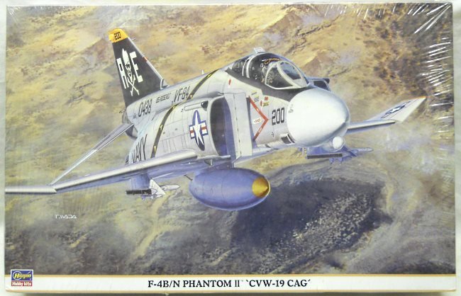 Hasegawa 1/48 F-4B/N Phantom II CVW-19 CAG - (F4BN), 09787 plastic model kit